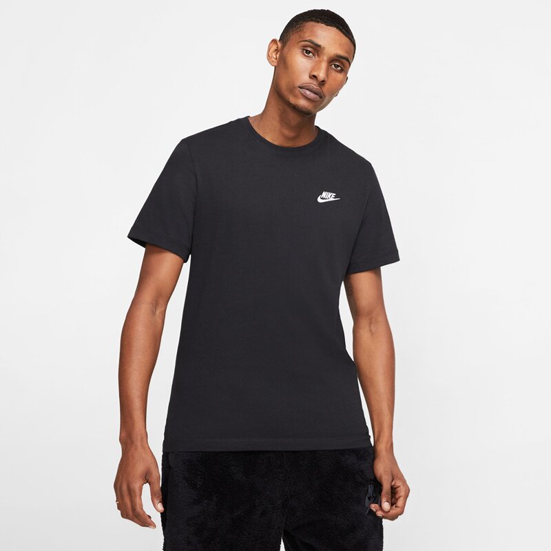 

Футболка m nsw club tee Nike, черный