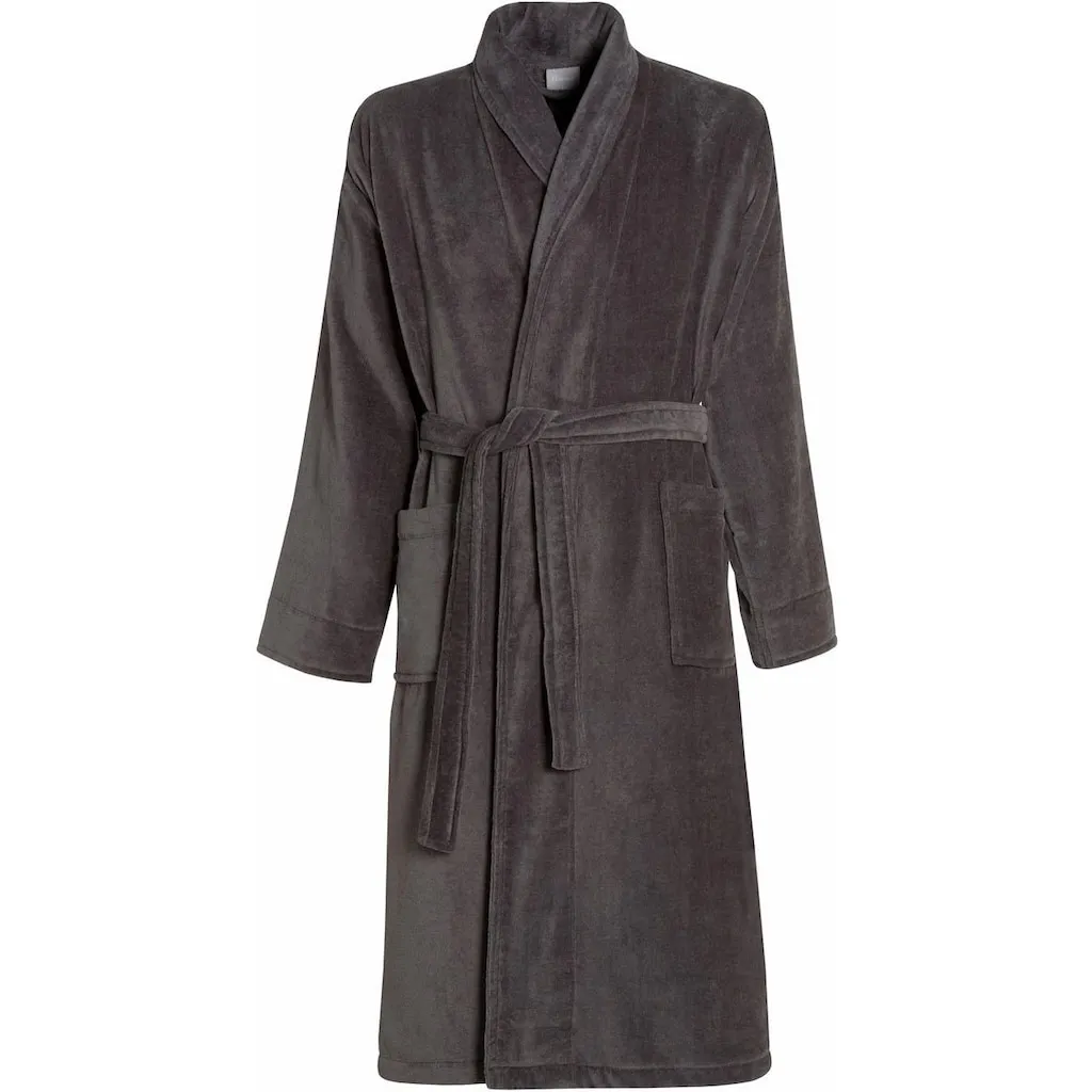 

Халат Pure Unisex 1 шт., длинный рукав, накладные карманы Seahorse, темно-серый