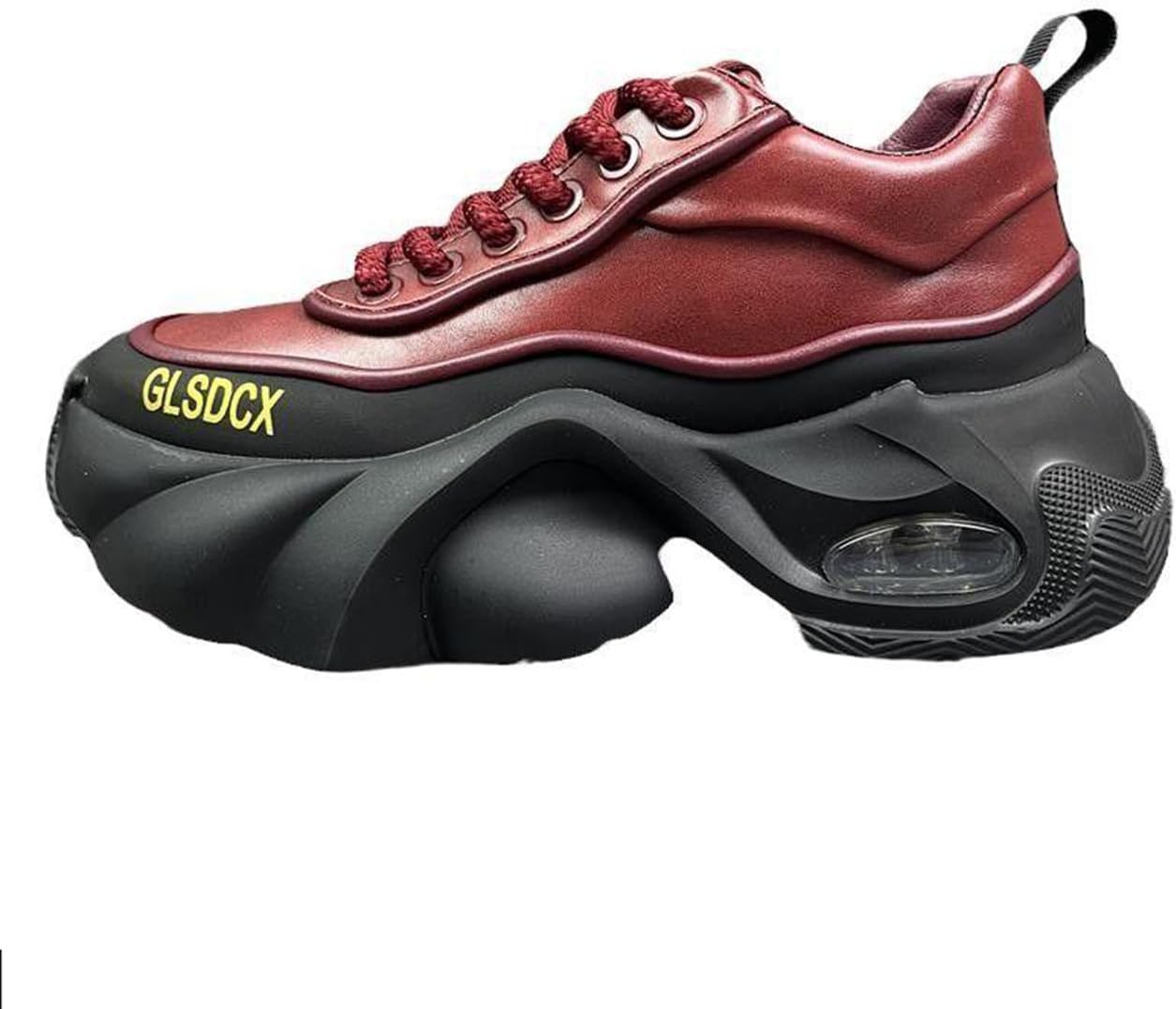 

Мужские дышащие повседневные кроссовки, легкие, противоскользящие с амортизирующей стелькой Lanverth, красный