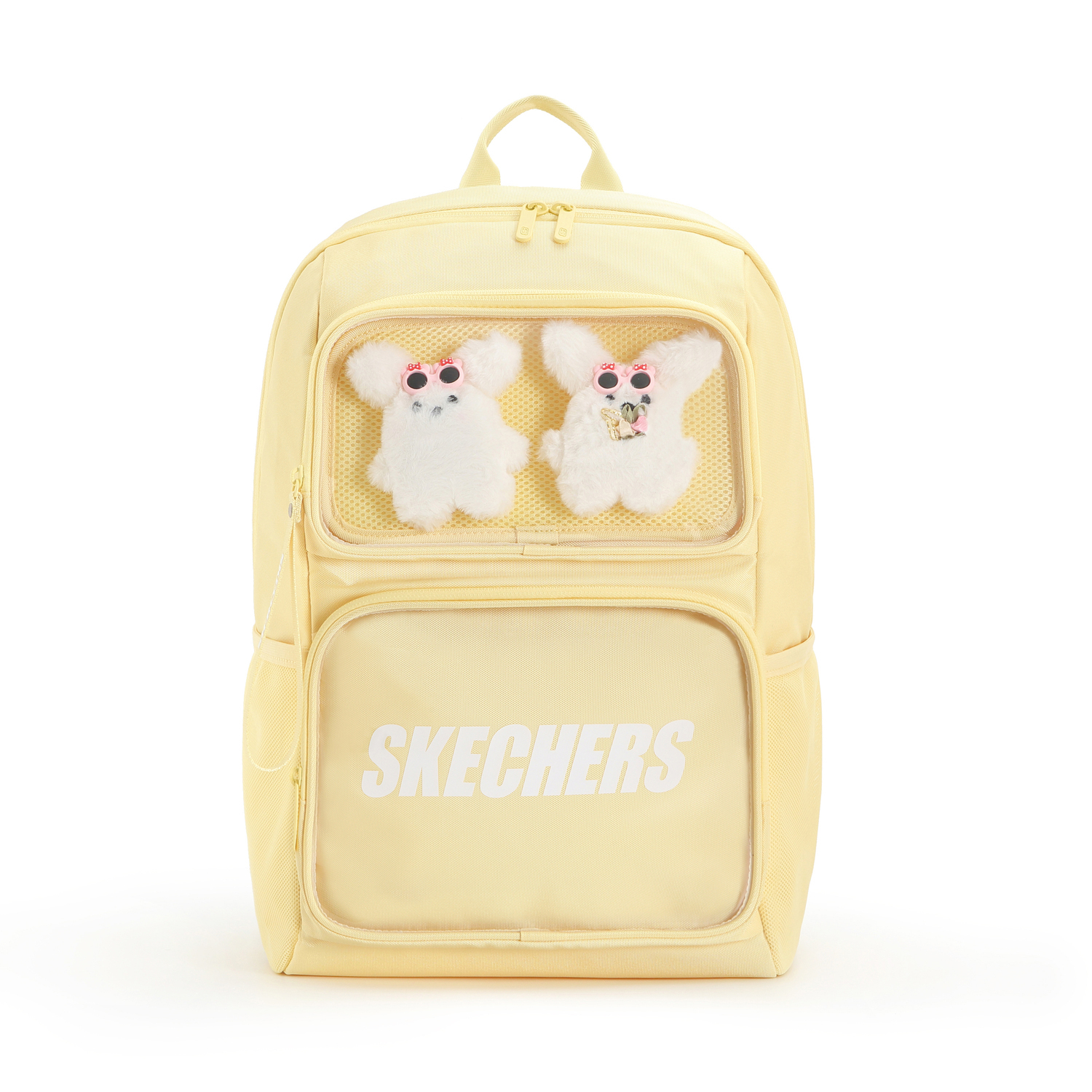 

Skechers Облегченный вместительный рюкзак унисекс светло-коричневый желтый, Light Burnt Yellow+Flight Rabbit