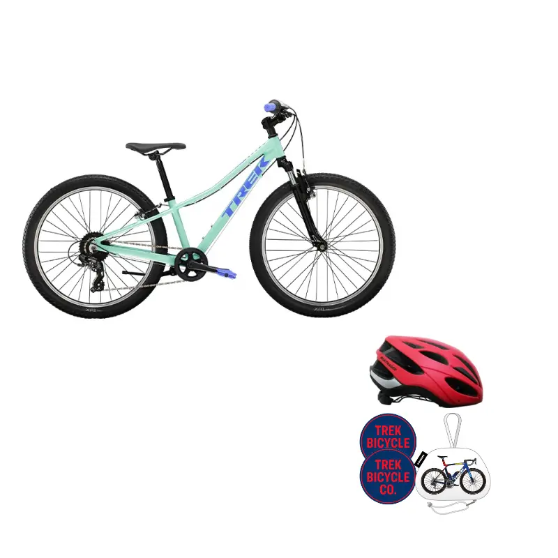 

Детский горный велосипед для трейлов Precaliber 24 дюймов с v-brake и 8 скоростями TREK