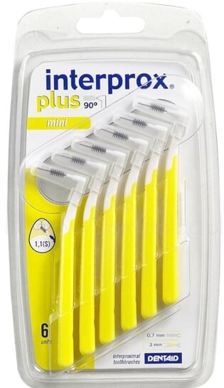 

МЕЖЗУБНЫЕ ЩЕТКИ 1,1мм МИНИ ЖЕЛТЫЕ 6шт Interprox plus, DENTAID