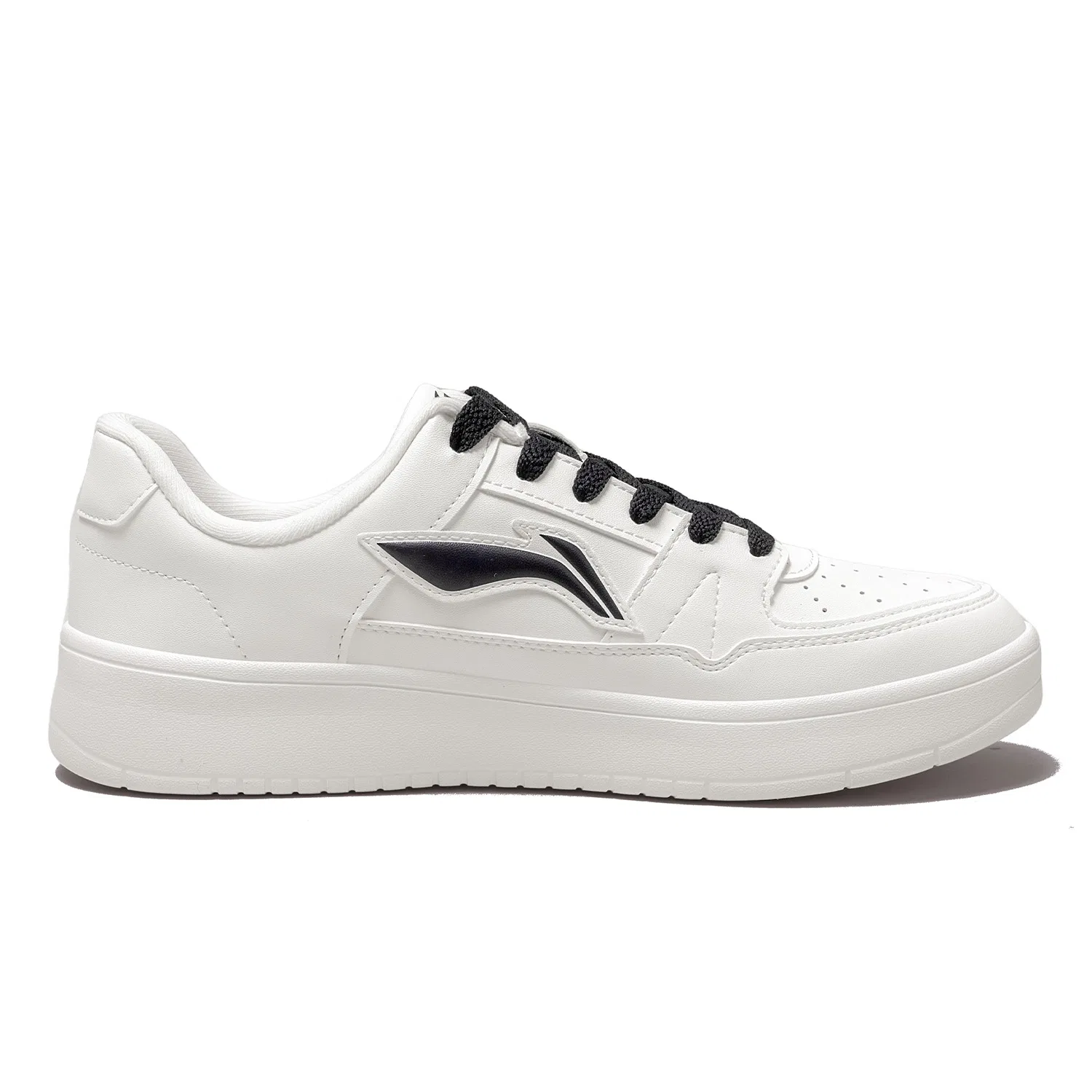 Кроссовки кеды с граффити Li-Ning White/Black — фото 3