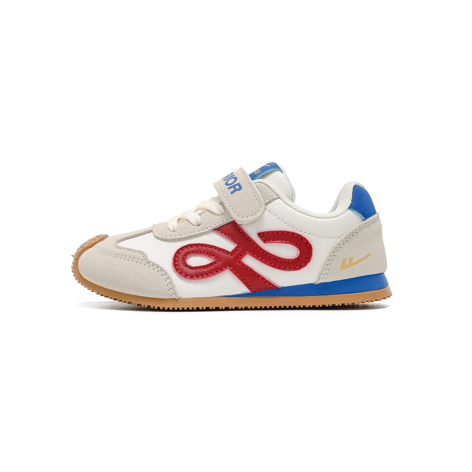 Кроссовки Cortez Synthetic Leather Cushioning, износостойкие низкие немецкие армейские WARRIOR, белый/серый/черный — фото 3