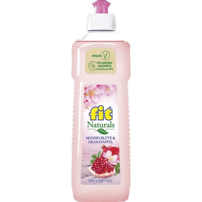 

Средство для мытья посуды Naturals с цветком миндаля и гранатом fit, 500 ml