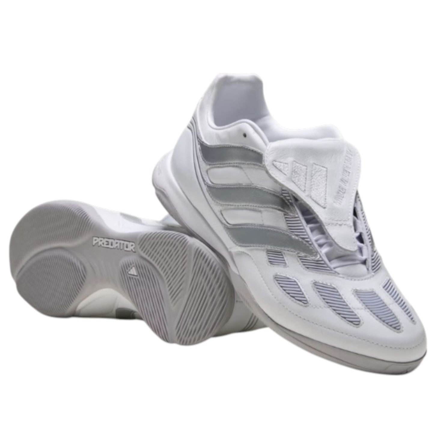Кроссовки Adidas Predator Precision Street court 'White Silver' — фото 2