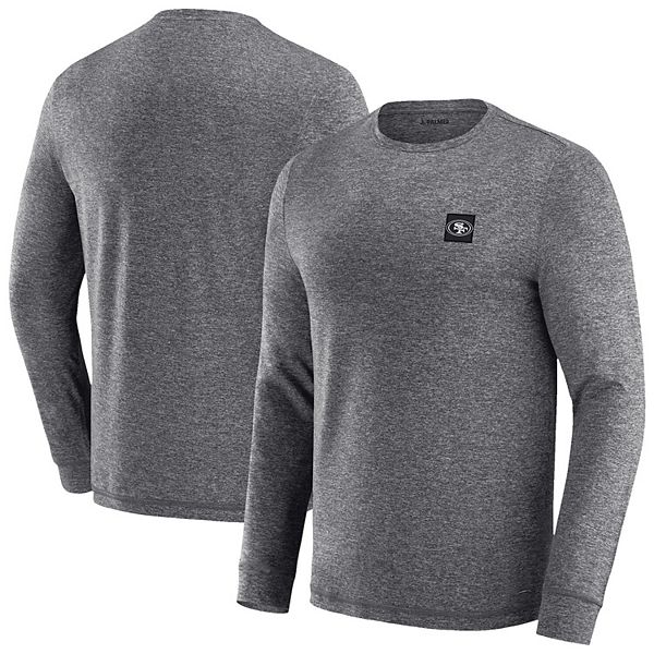 

Мужская футболка с длинным рукавом j palmer heather black san francisco 49ers four down Unbranded