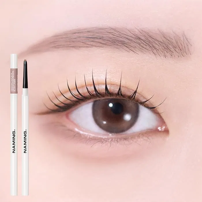 Карандаш для глаз Perfect Eye Design Pencil Slim Liner, бренд Naming, оттенок серо-розовый — фото 2