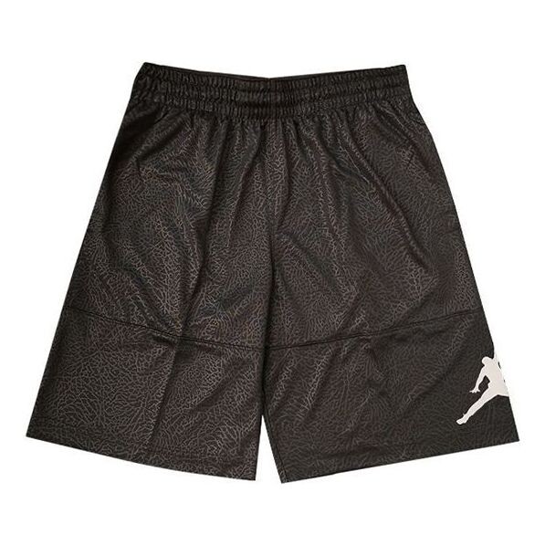 

Шорты men's basketball sports black shorts Air Jordan, черный