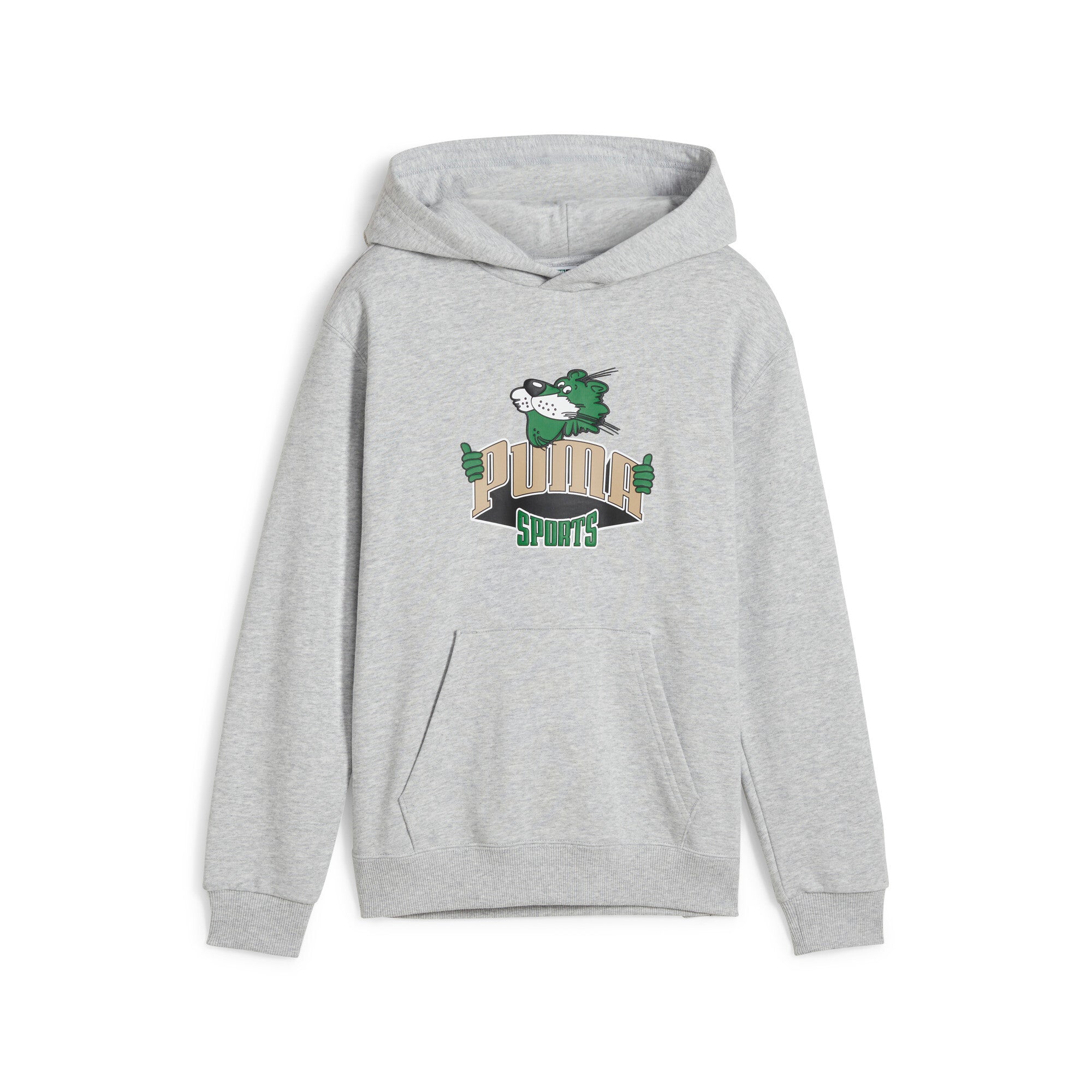 

Толстовка с капюшоном PUMA Big Kids' FOR THE FANBASE, цвет light gray heather