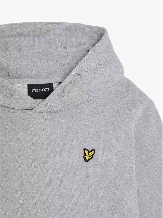 Детская толстовка с капюшоном, светло-серый Lyle & Scott — фото 2