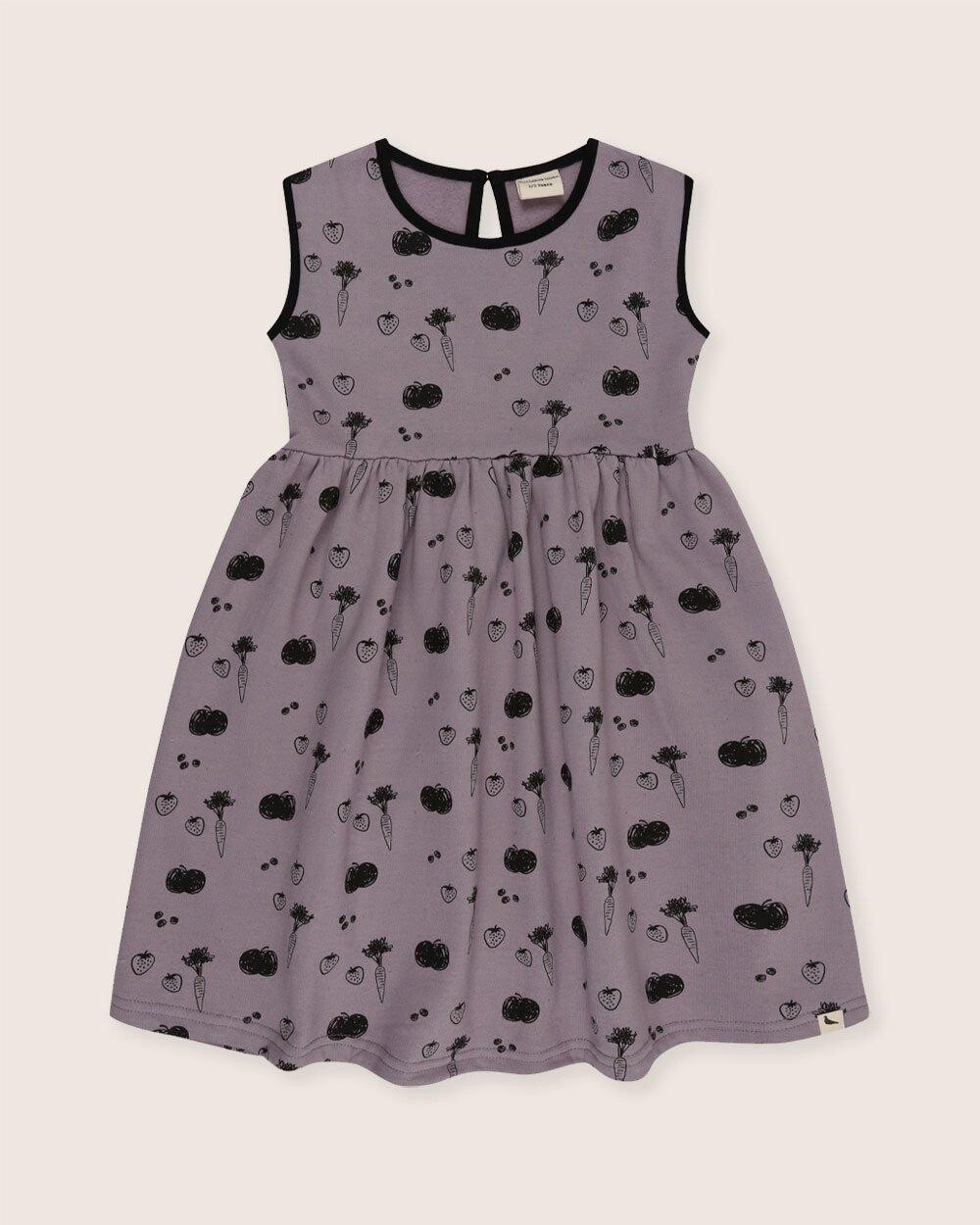 

Платье миди с фруктовым принтом Turtledove London, фиолетовый