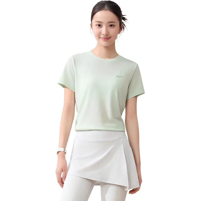 

361° Футболка Women's Spring Morning Green Crew Neck тонкая прямая посадка, Зеленый, 361° Футболка Women's Spring Morning Green Crew Neck тонкая прямая посадка