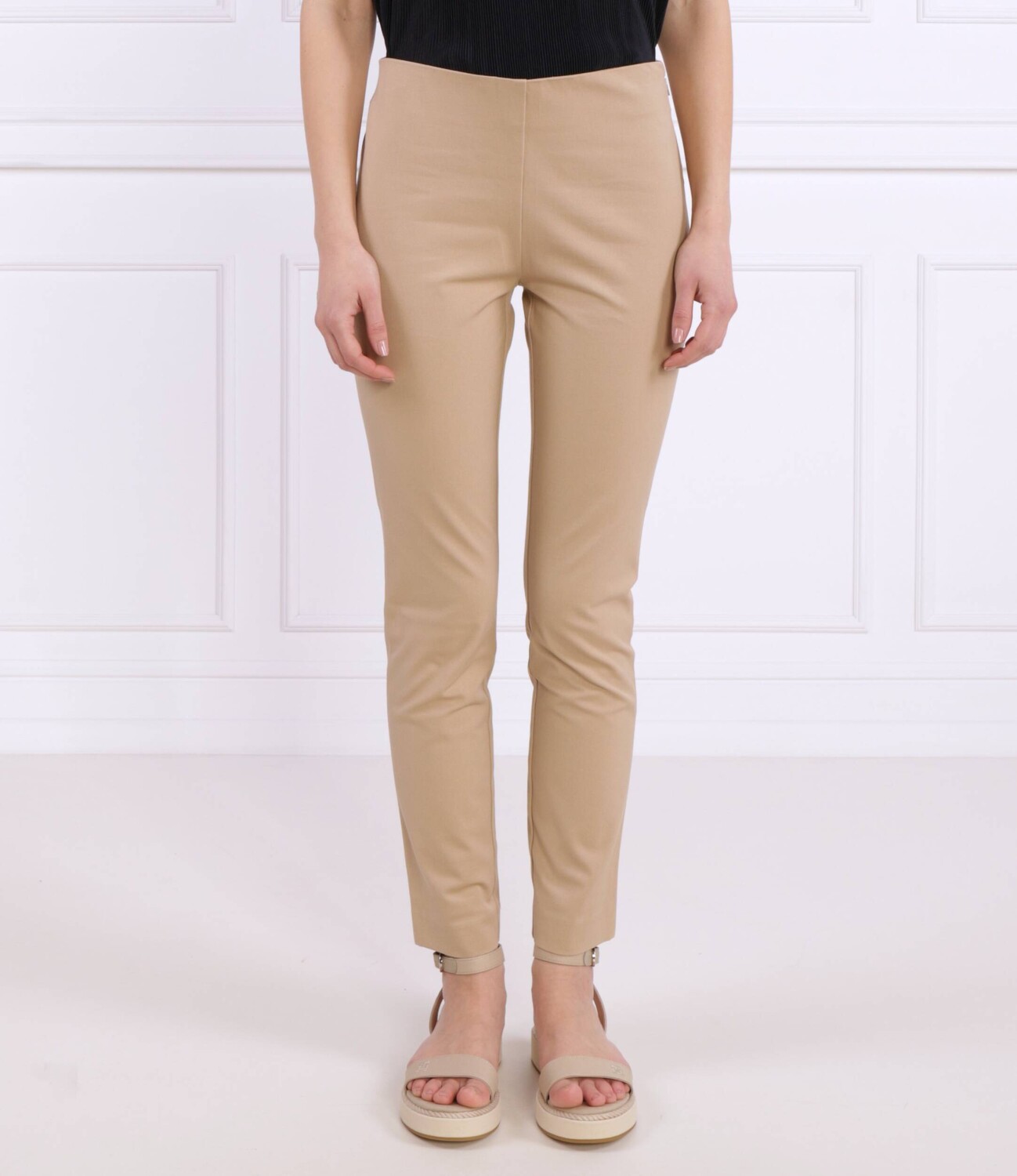 

Брюки LAUREN RALPH LAUREN KESLINA Skinny fit, бежевый