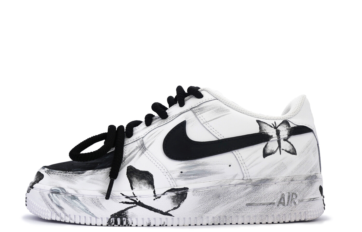

Кроссовки Nike Air Force 1 Skateboard Shoes Women's Low-Top White Black, белый