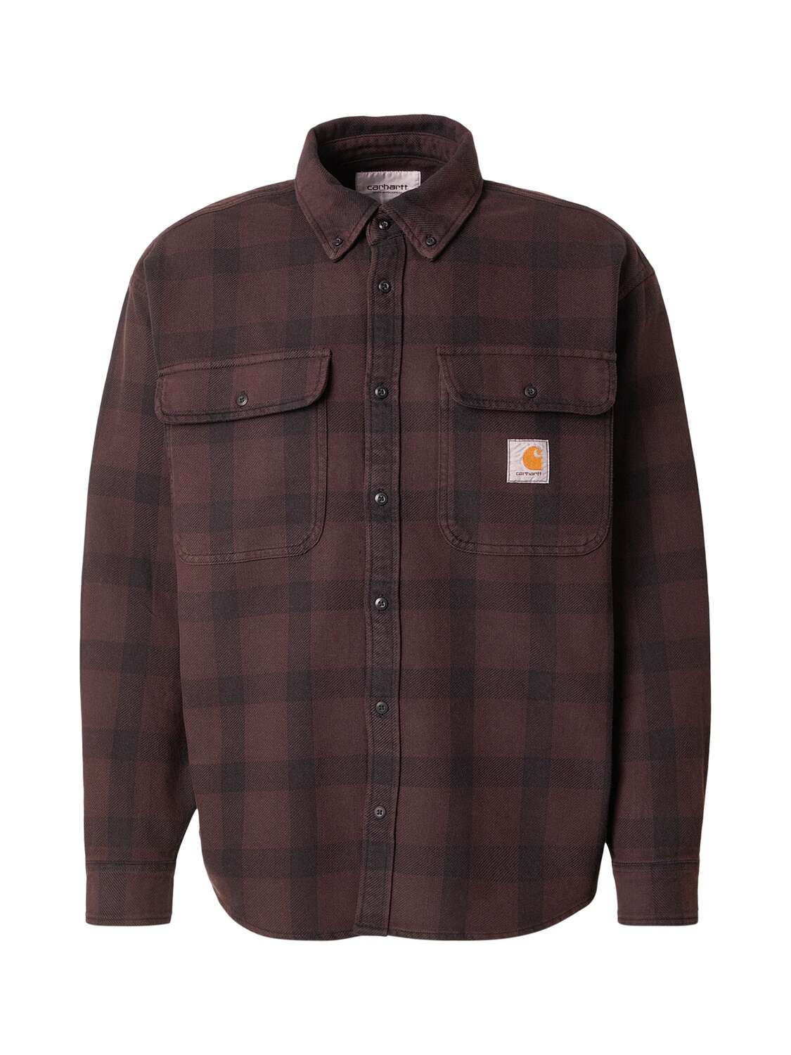 

Carhartt WIP Рубашка на пуговицах комфортного кроя в винно-красном цвете