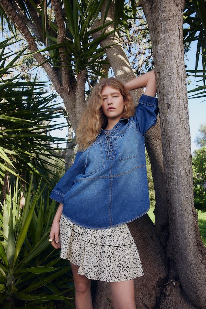 

Расклешенная юбка H&M, мультиколор