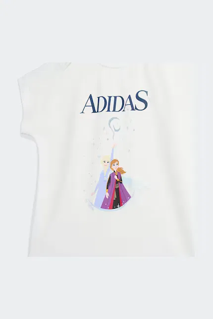 Комплект для девочки с принтом DISNEY Adidas, белый — фото 4