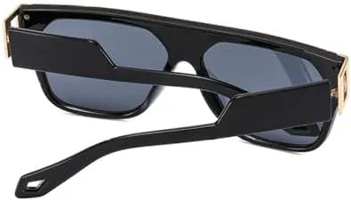 

Солнцезащитные очки с ажурной конструкцией, большие квадратные линзы, зеркальные линзы, модные градиентные оттенки, защита от УФ-излучения UV400 MTZJH, Blackpink