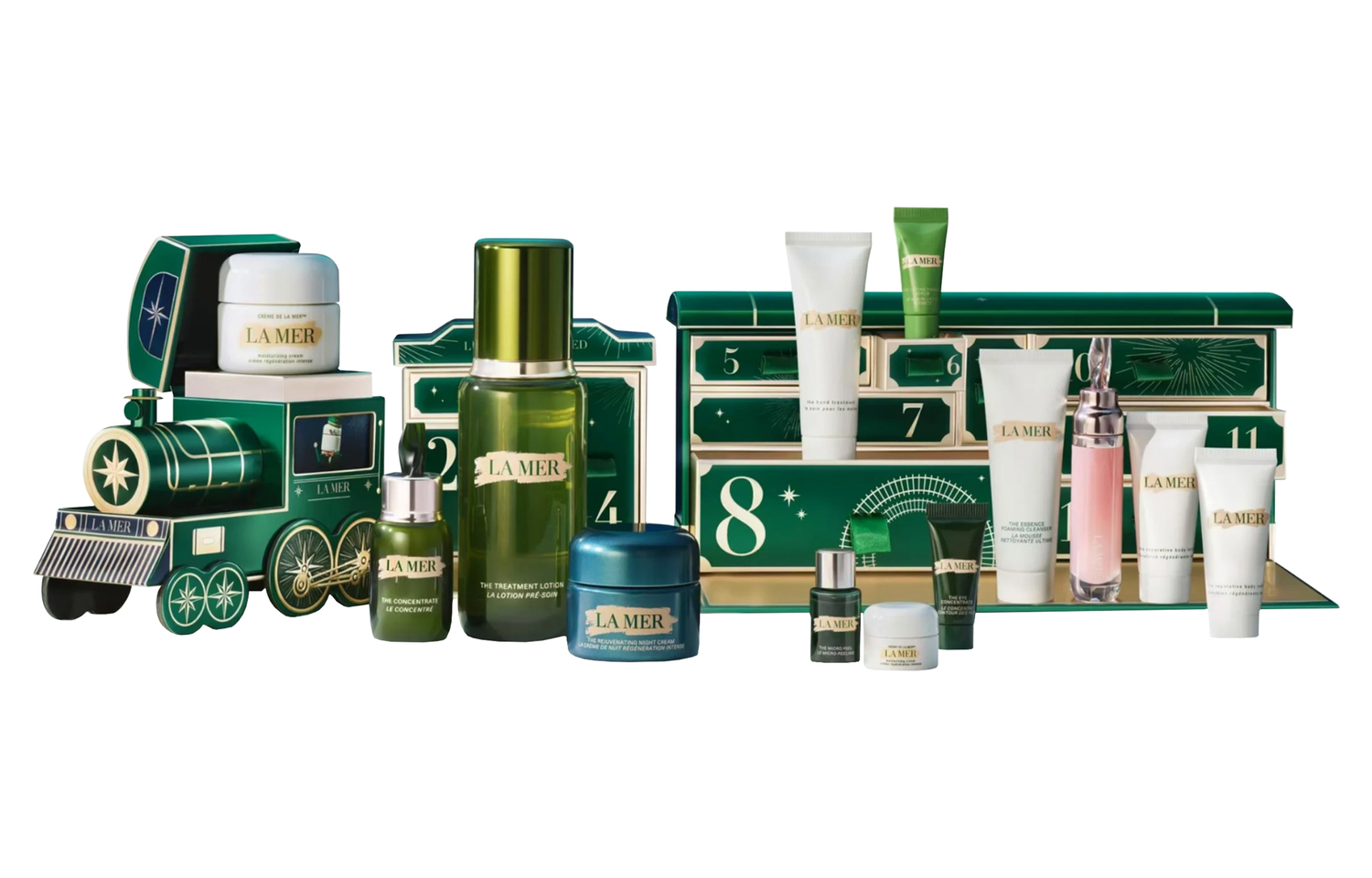 

HAILANZHIMI календарь обратного отсчета до Рождества коллекционная коробка лимитированный набор средств по уходу за кожей осветляющий увлажняющий 1 набор из 3 штук LA MER