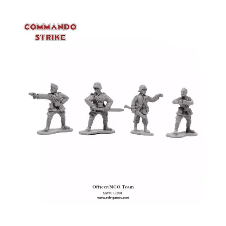 

Команда офицеров/унтер-офицеров, Commando Strike (25mm)