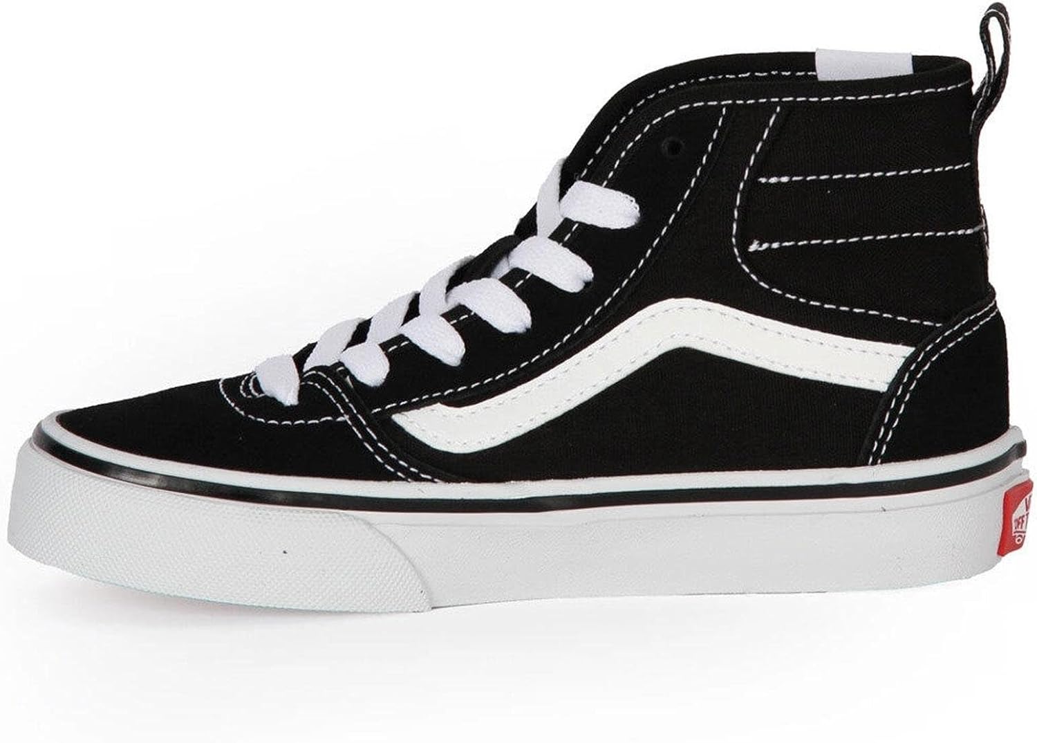 Vans Unisex-Child Ashwood Hi Decon высокие, Suede/Canvas Black/White — фото 4