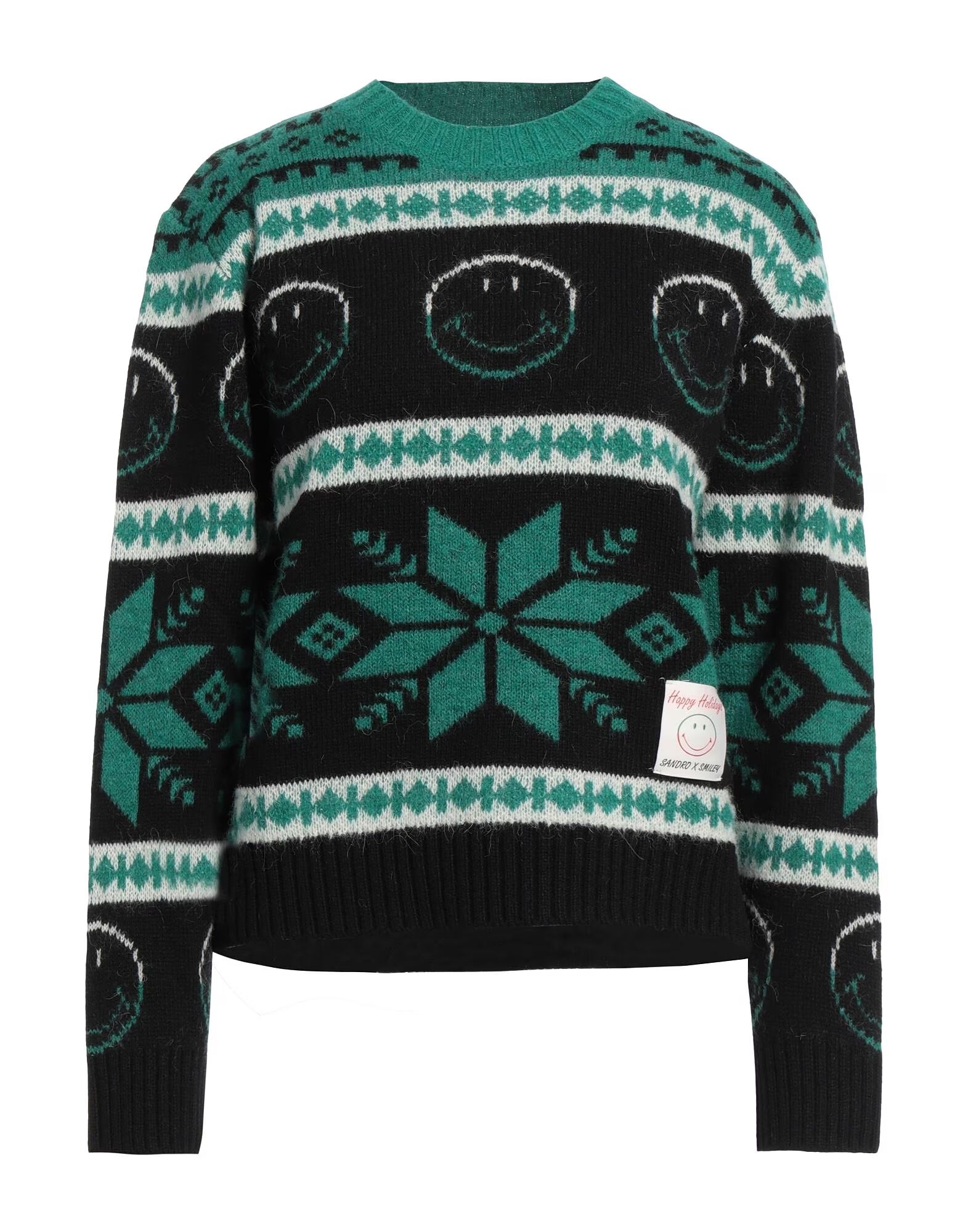

Свитер X Smiley Sandro, зеленый