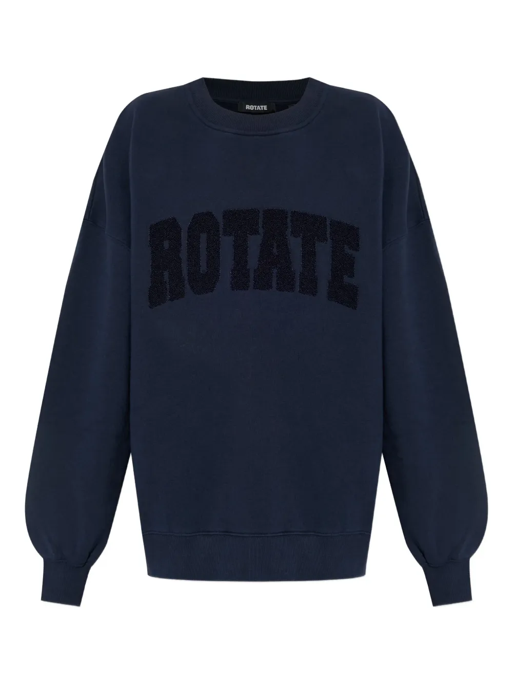 

Свитшот с нашивкой-логотипом Rotate Birger Christensen, синий
