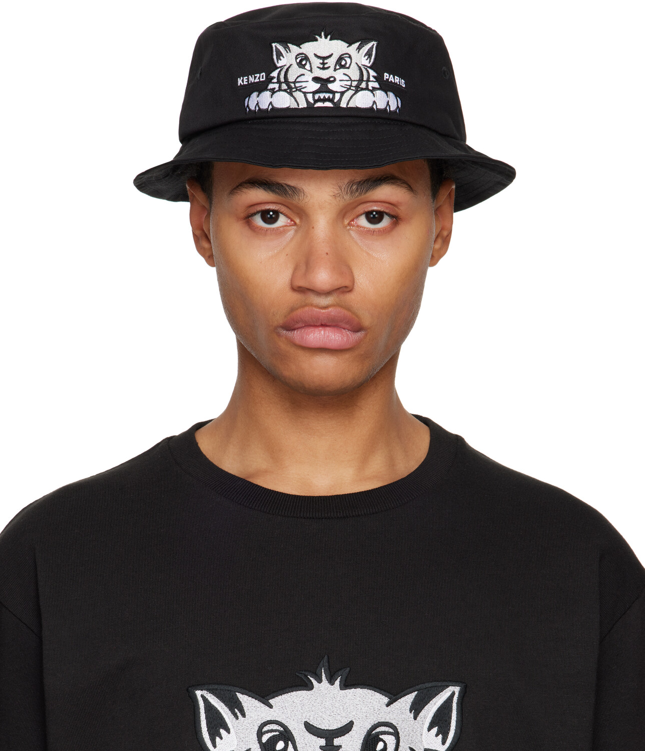 

Панама с графическим логотипом Paris Kenzo