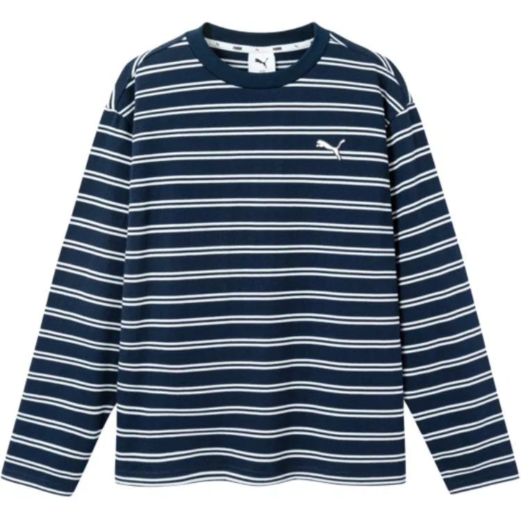 Футболка для детей PUMA V Neck Moderate сине-черная — фото 3
