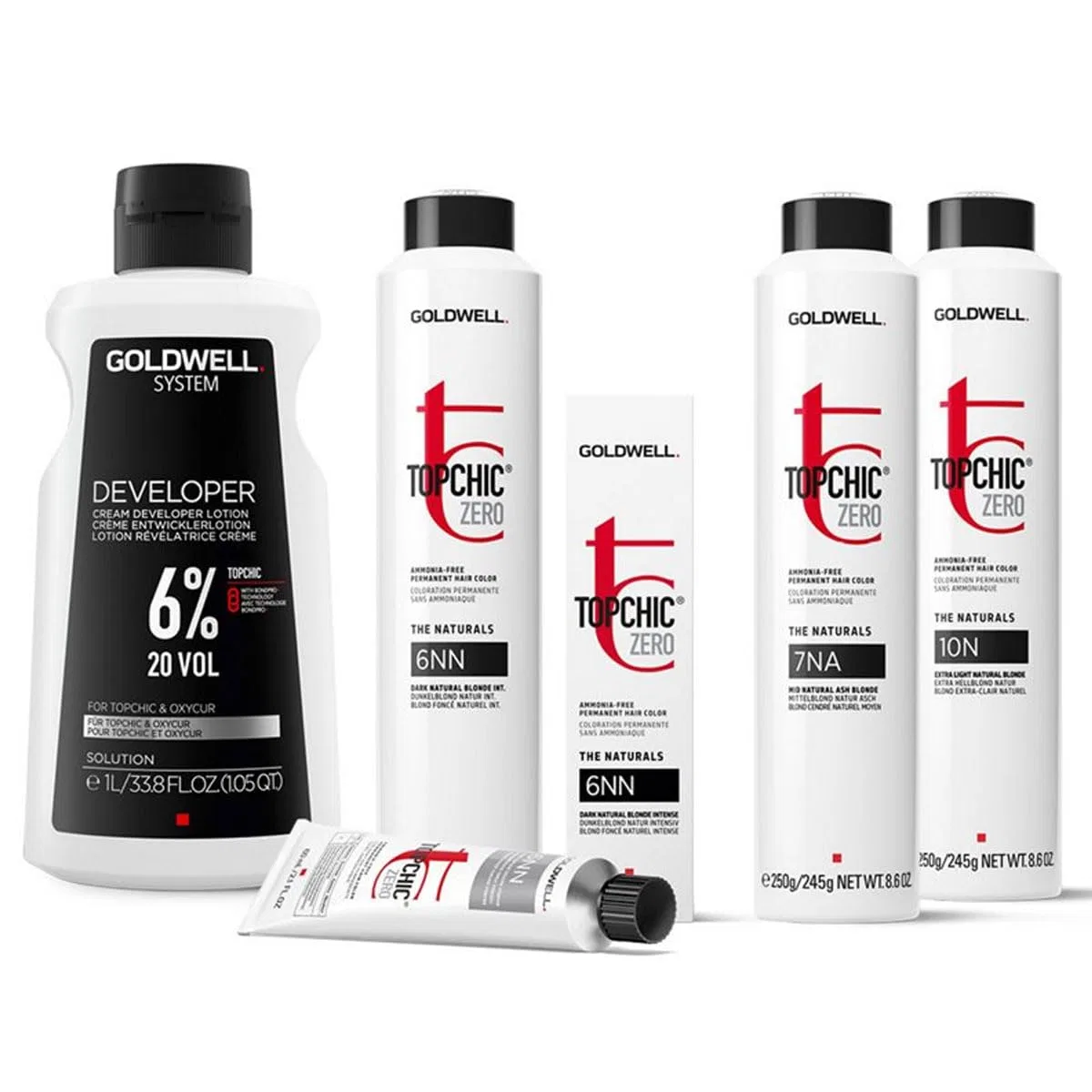 Краска для волос Goldwell Topchic Zero 7NN 250 мл Goldwell — фото 3