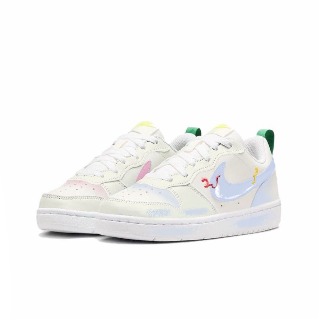 

Детские скейтерские кроссовки Court Borough для младших школьников Nike, розовый/синий