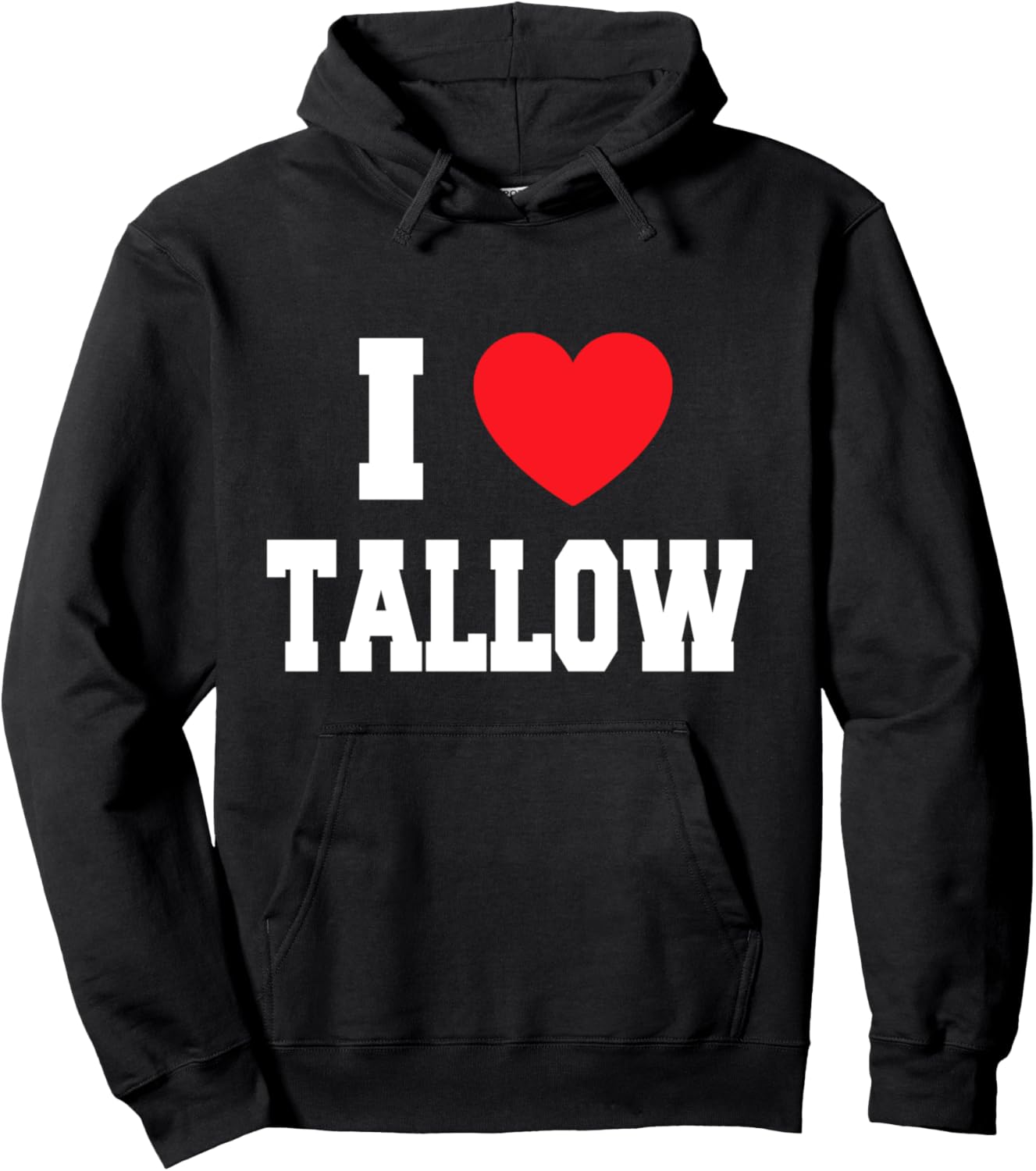 

Худи I Love Tallow, черная My Heart, Черный, Худи I Love Tallow, черная My Heart