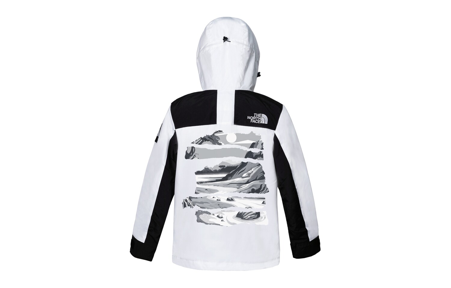

Ветровка куртка унисекс белый The North Face