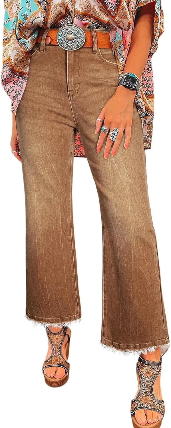 

Женские джинсы Astylish с высокой посадкой, прямые, с растяжкой