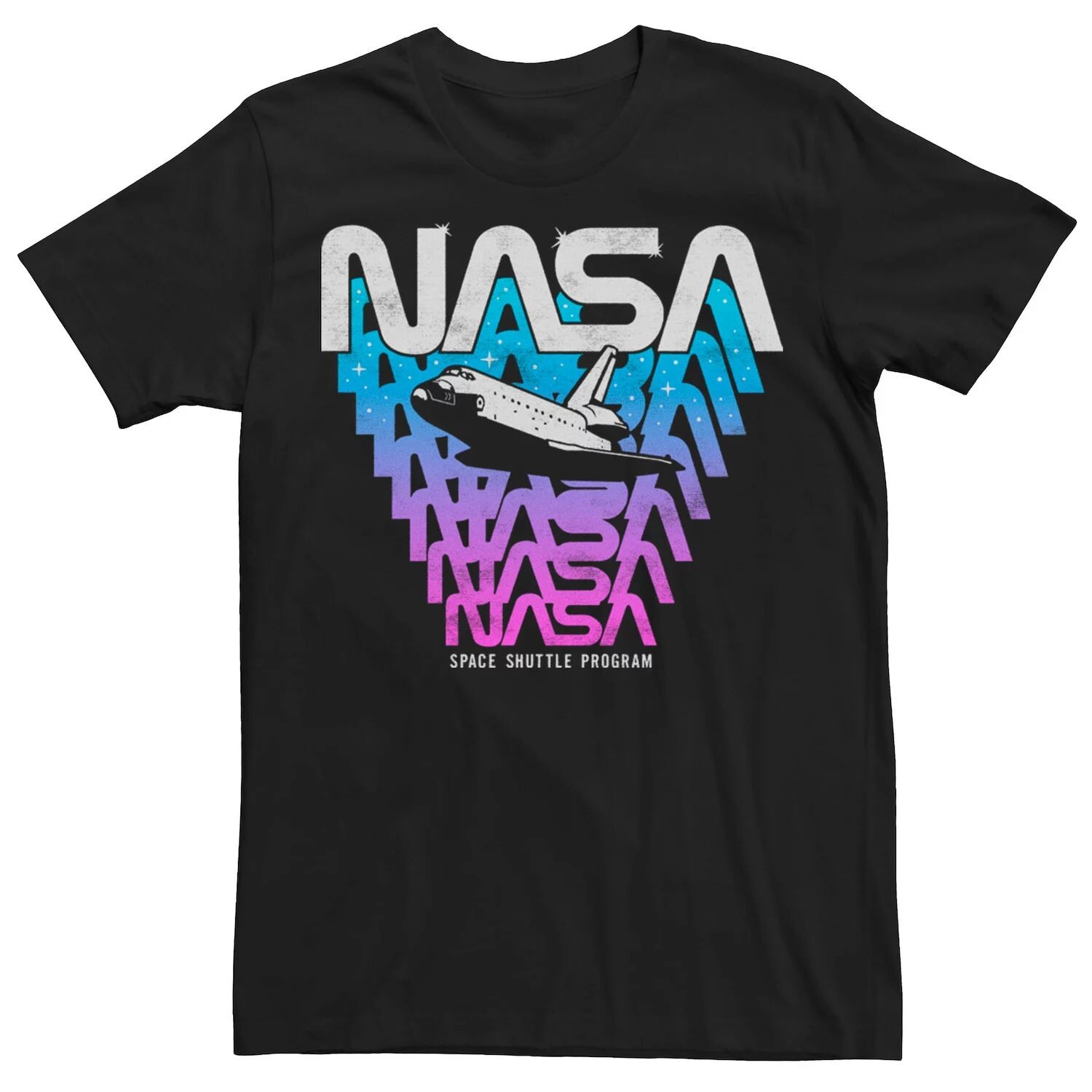 

Мужская футболка с эффектом улитки космического корабля NASA Licensed Character