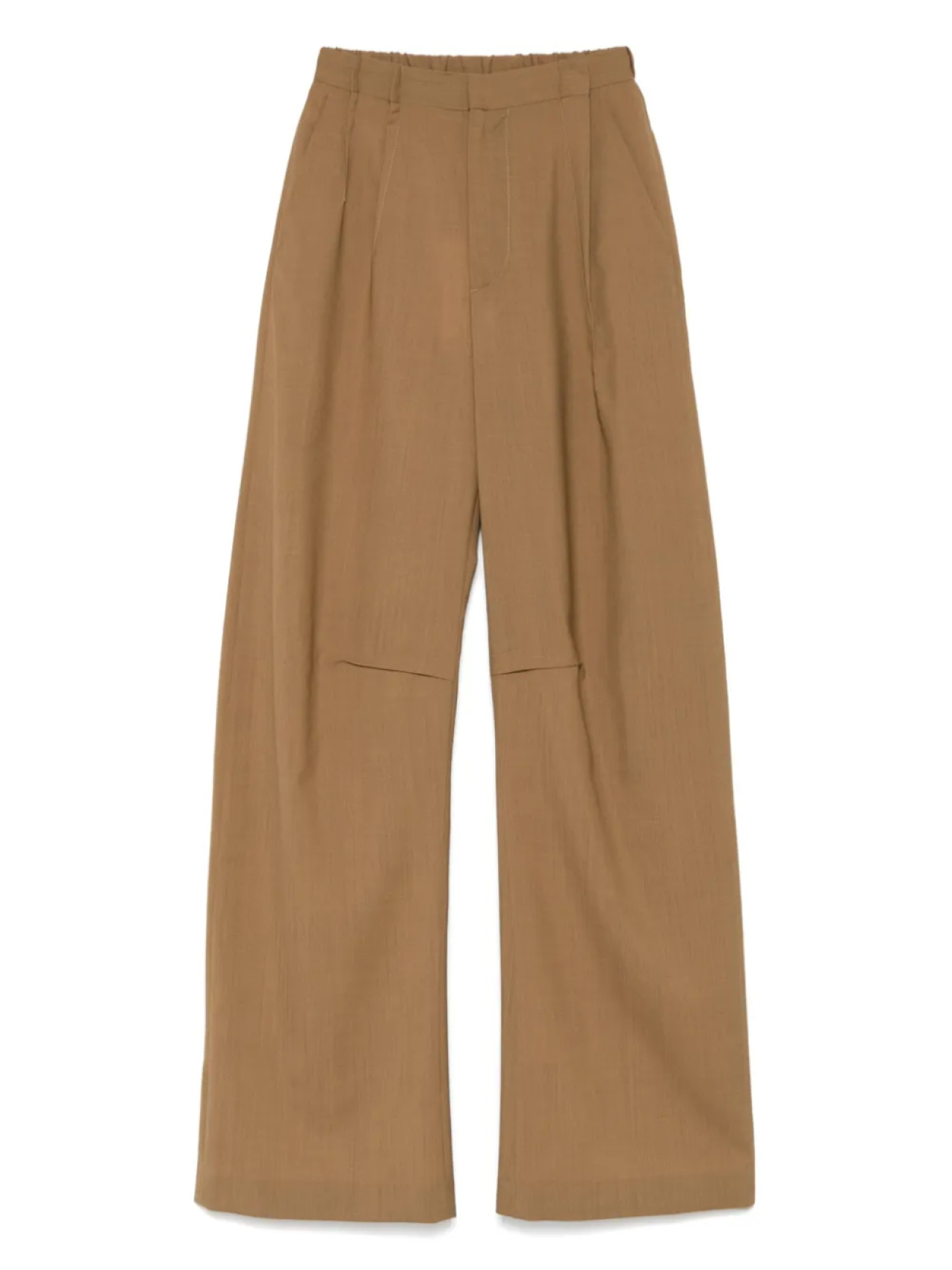 

Шерстяные брюки MM6 Maison Margiela, зеленый