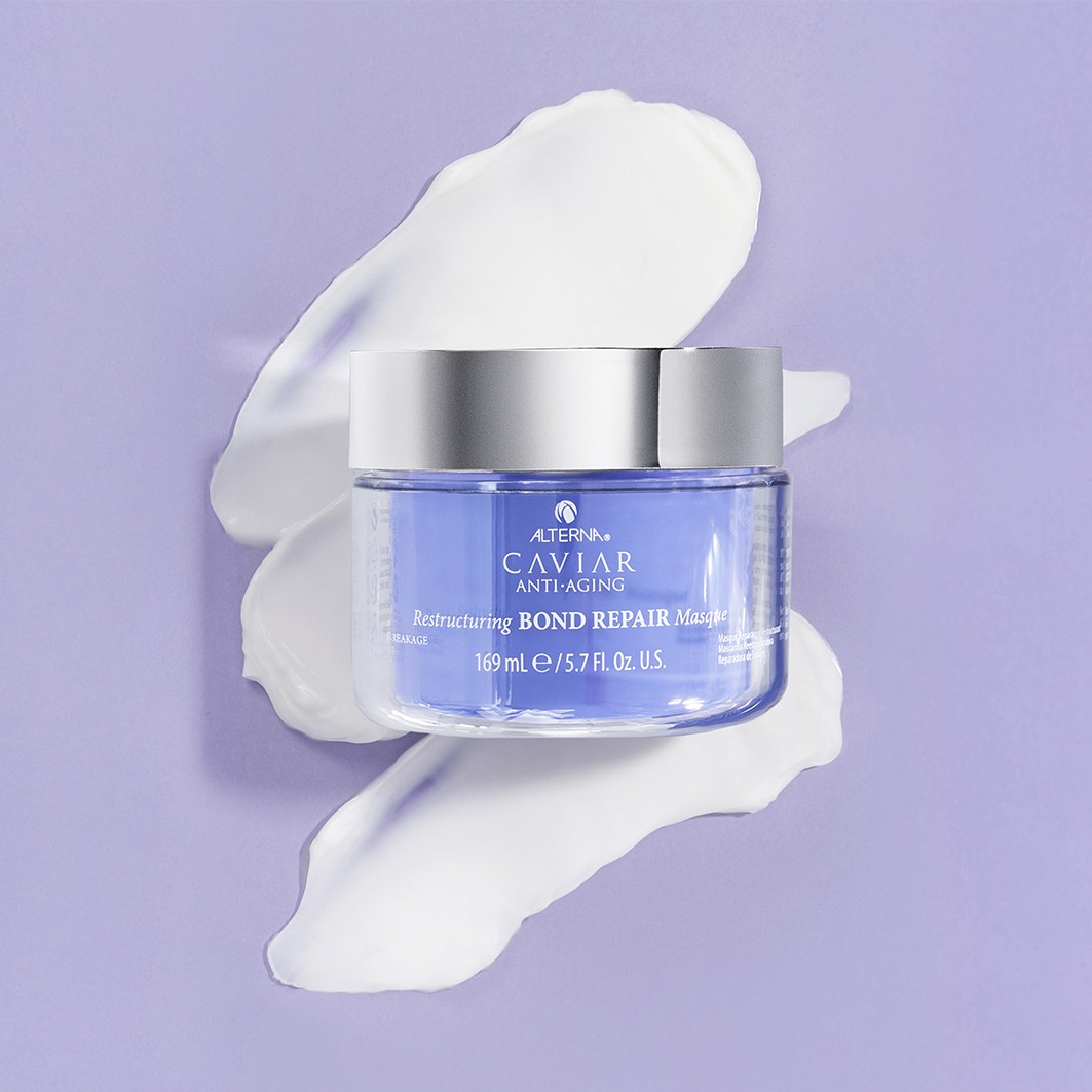 Маска для волос caviar anti-aging restructuring bond repair masque Alterna, объем 169 мл — фото 3