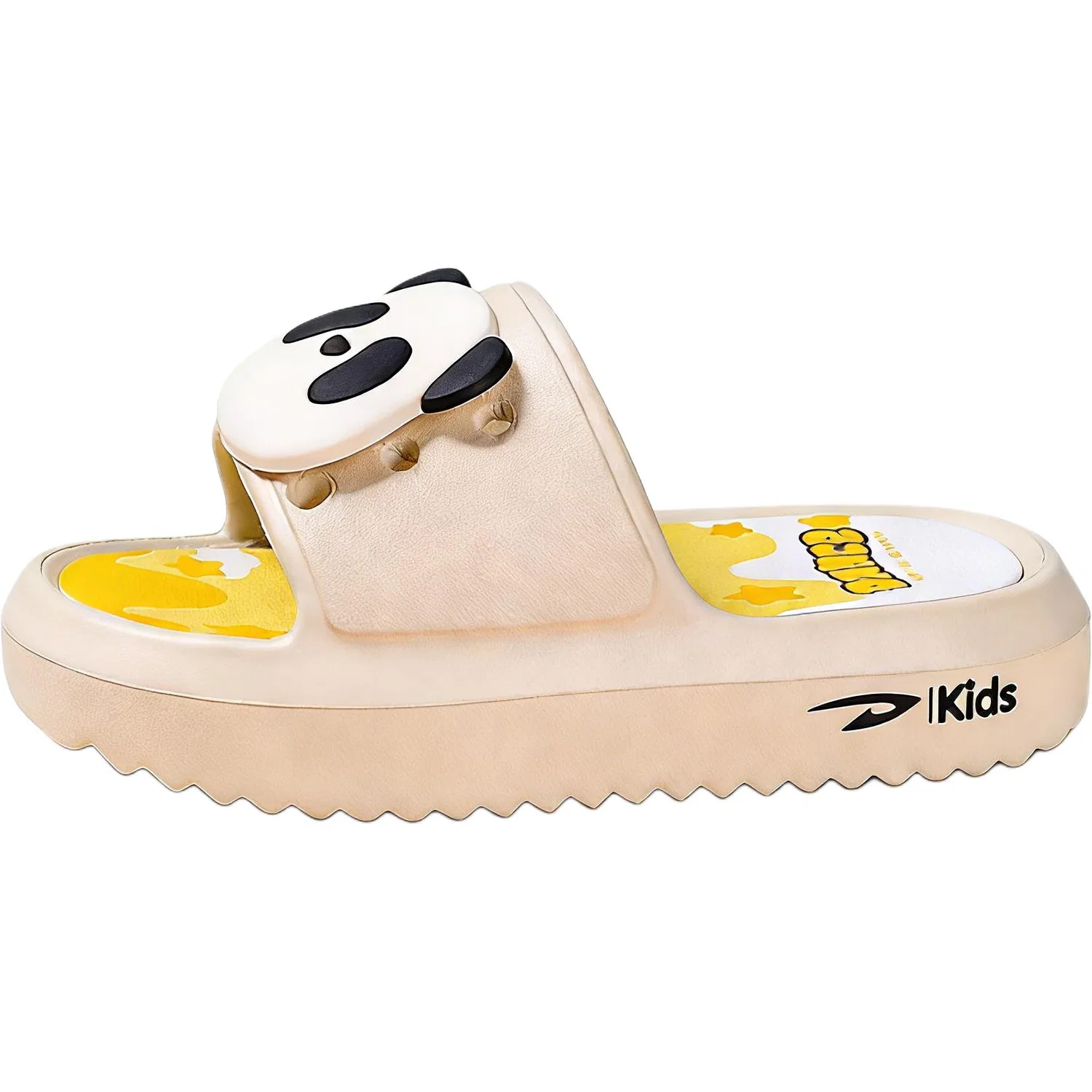 Домашние тапочки с принтом Kids' DEERWAY желтые