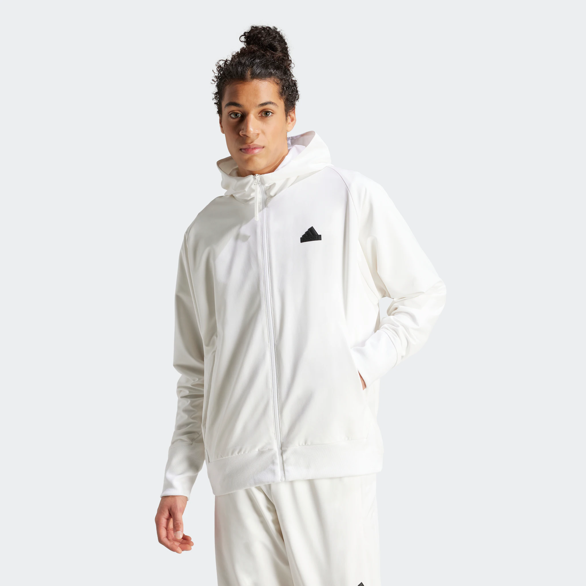 

Толстовка с капюшоном Adidas Sportswear "M Z.N.E. ЗВ ФЗ ", белый