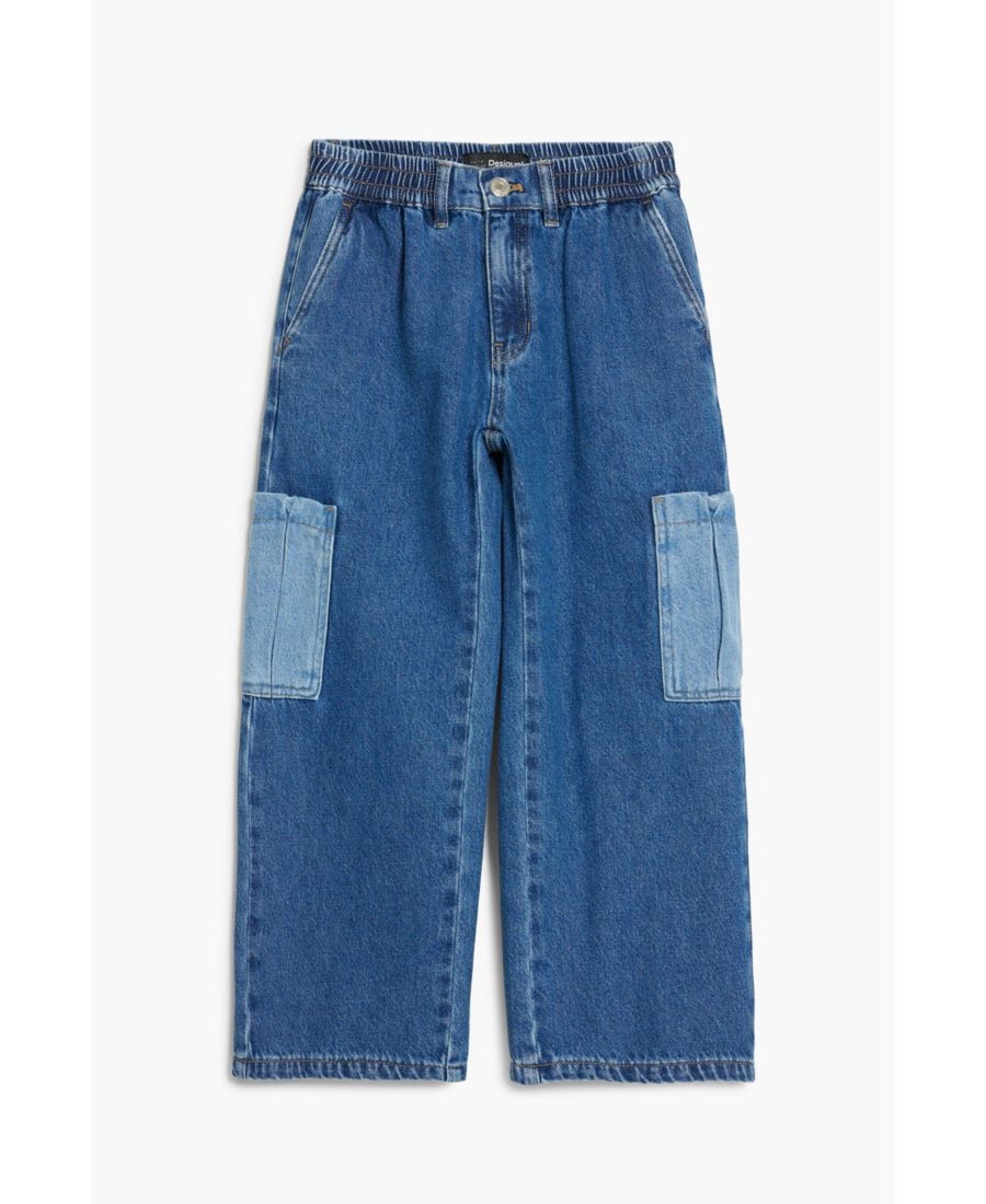 

Детские джинсы в стиле милитари для мальчиков Desigual, Medium blue