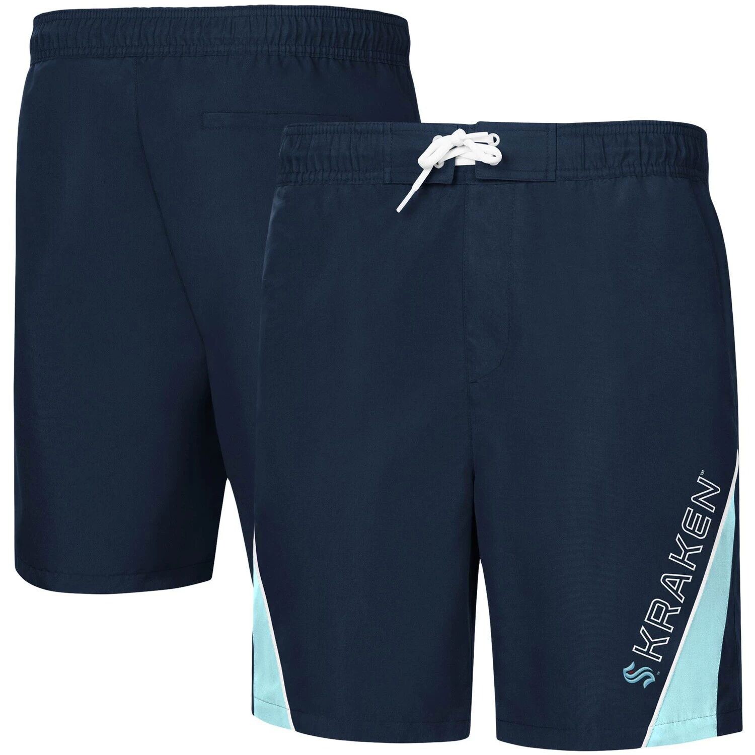 

Мужские шорты для плавания G-III Sports by Carl Banks Deep Sea Seattle Seattle Kraken Sunrise Volley