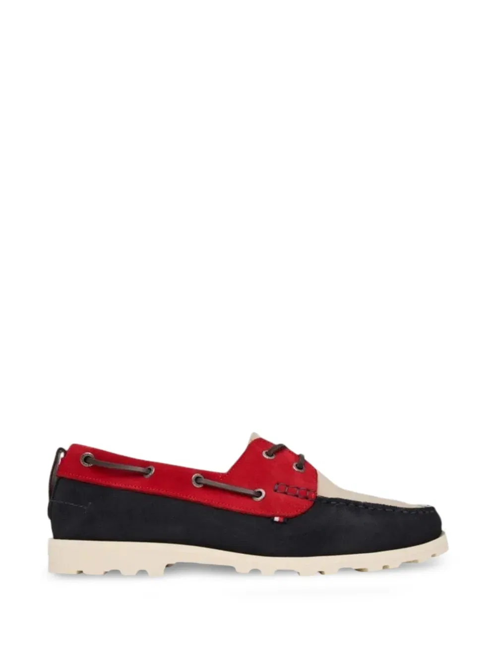 Замшевые лодочные туфли Tommy Hilfiger, черный