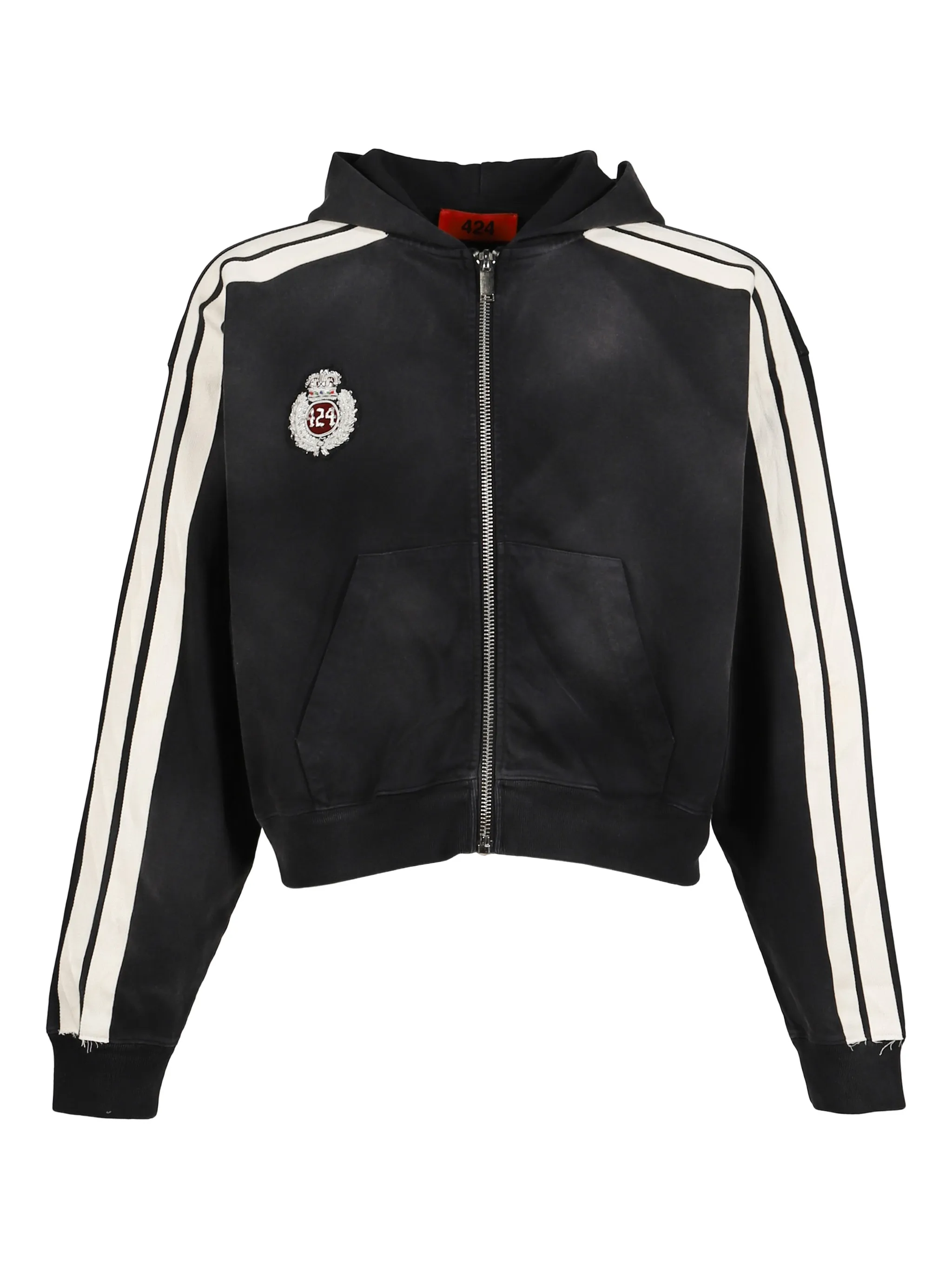 

Худи на молнии 424, черный