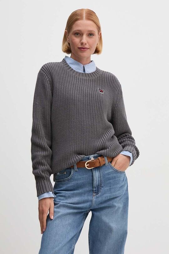 

Хлопковый свитер Dkny, серый