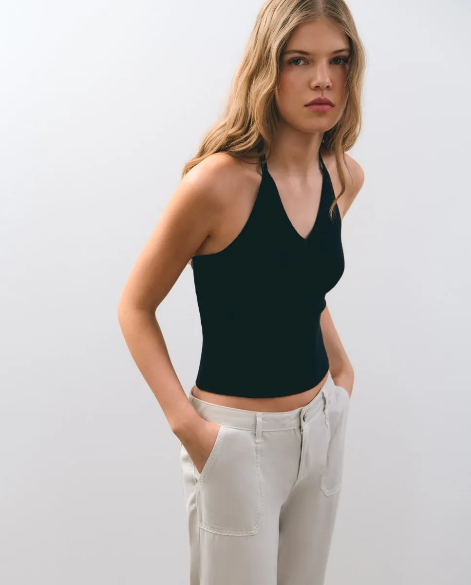 

Верх с холтером на плечах для женщин Brownie, черный