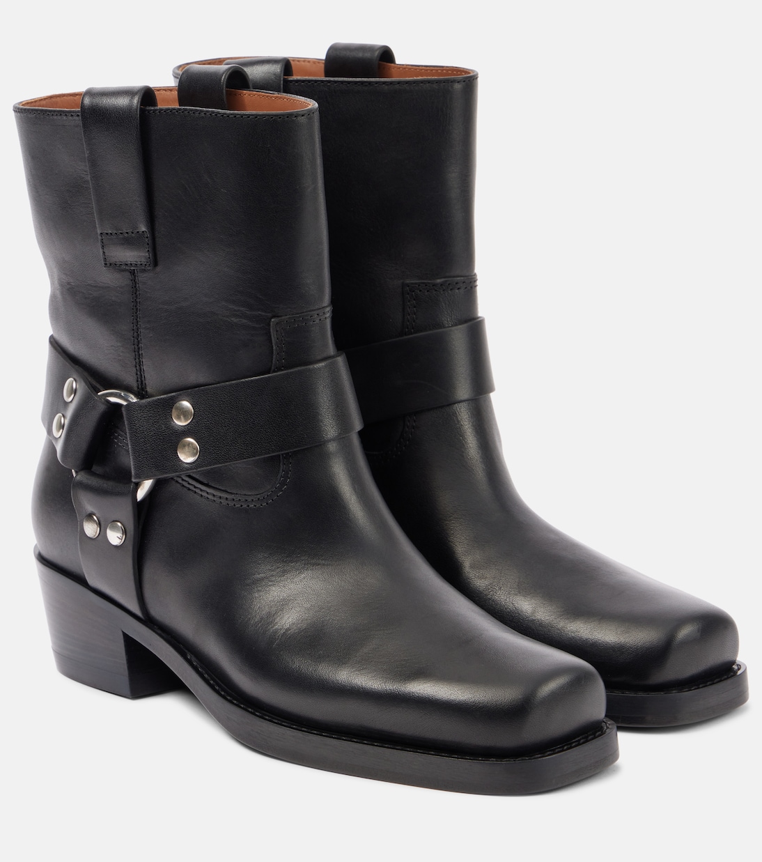 Кожаные байкерские ботинки Roxy 45 Paris Texas, черный