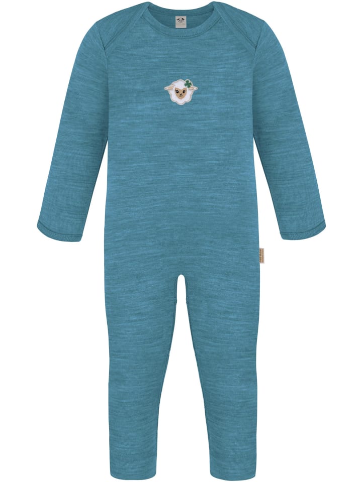 

Комбинезон из шерсти мериноса "Waverly" синего цвета Normani Outdoor Sports