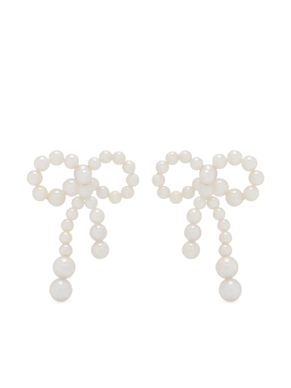 

Серьги Rosette de Perles из желтого золота Sophie Bille Brahe, белый