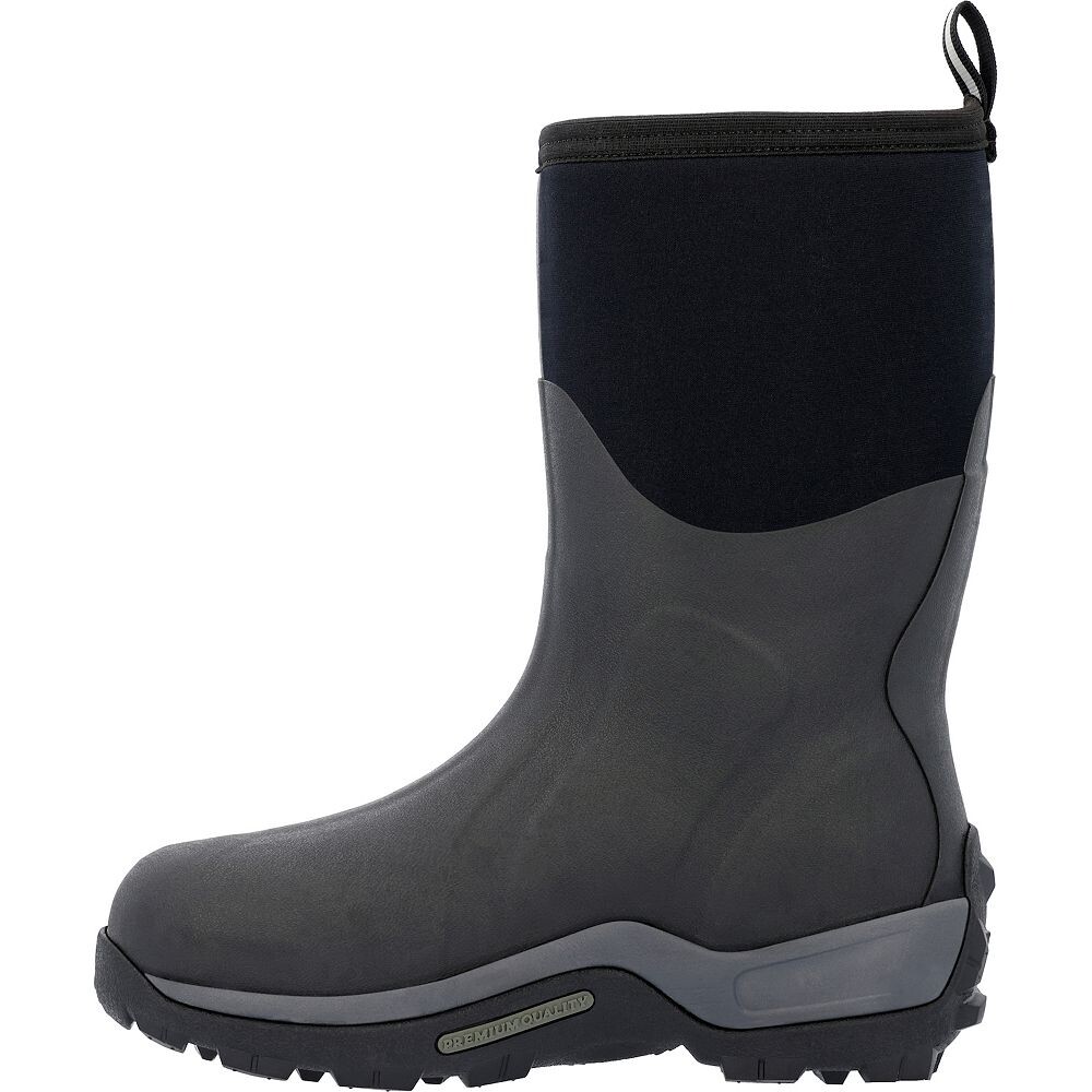 Мужские водонепроницаемые зимние ботинки Muck Arctic Sport Mid среднего размера, черный — фото 3